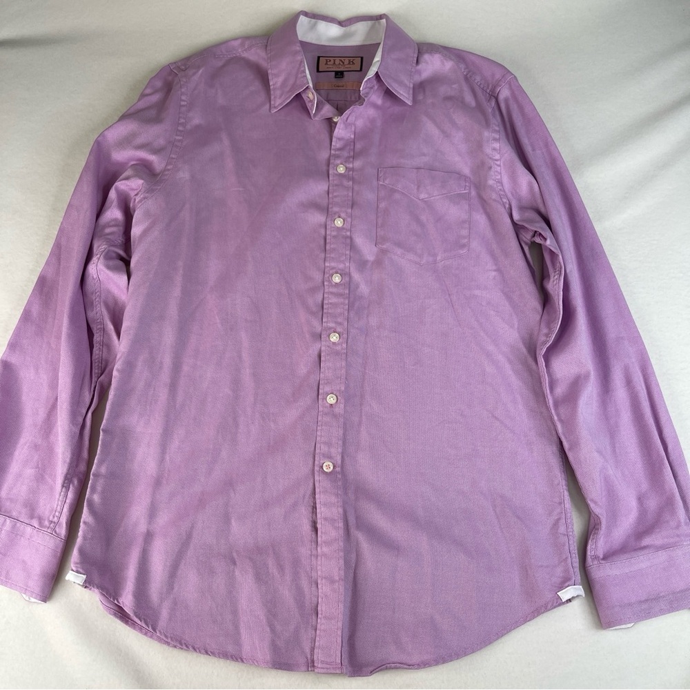 Thomas Pink Button Down Shirt Medium